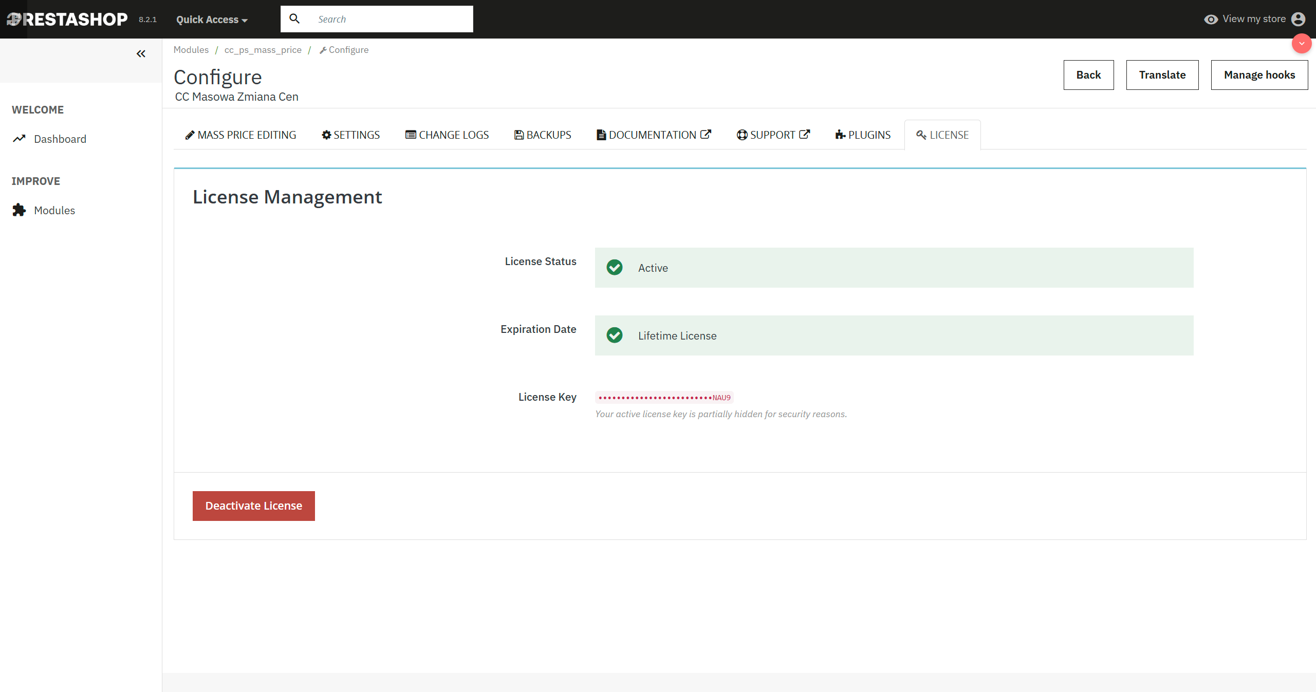 Cambio masivo de precios en Prestashop