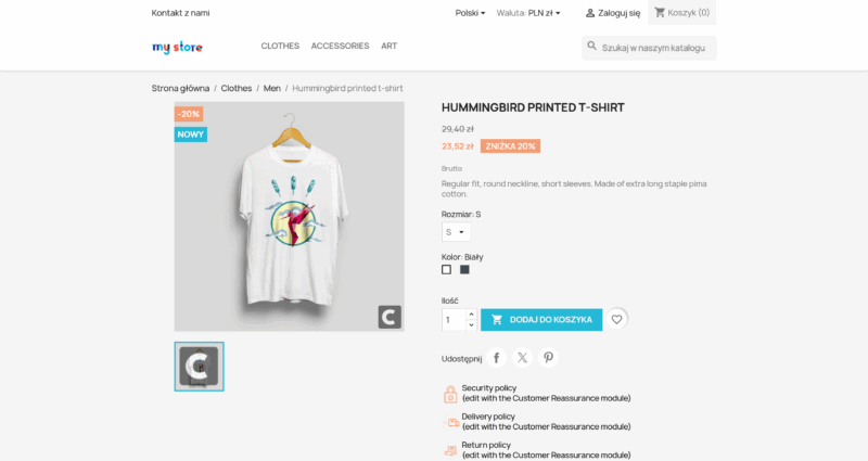 PrestaShop Znak Wodny