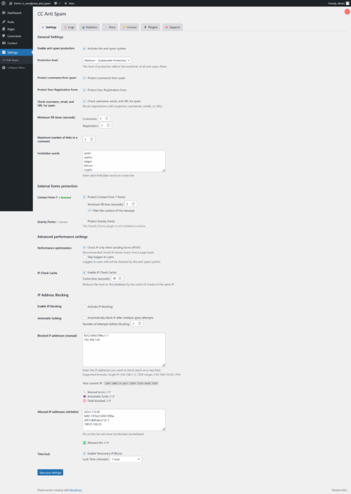 WordPress Anty Spam