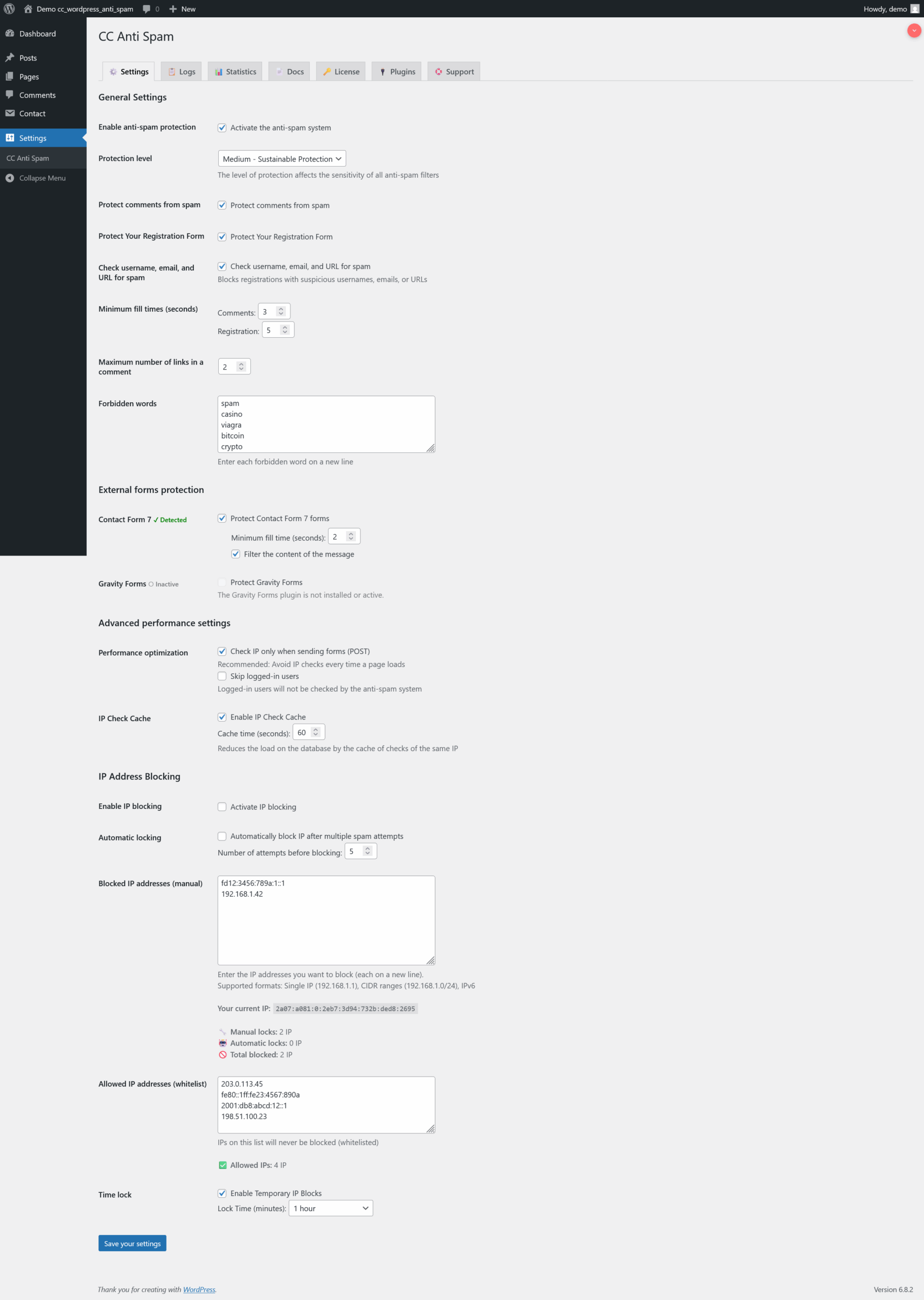 Antispam en WordPress