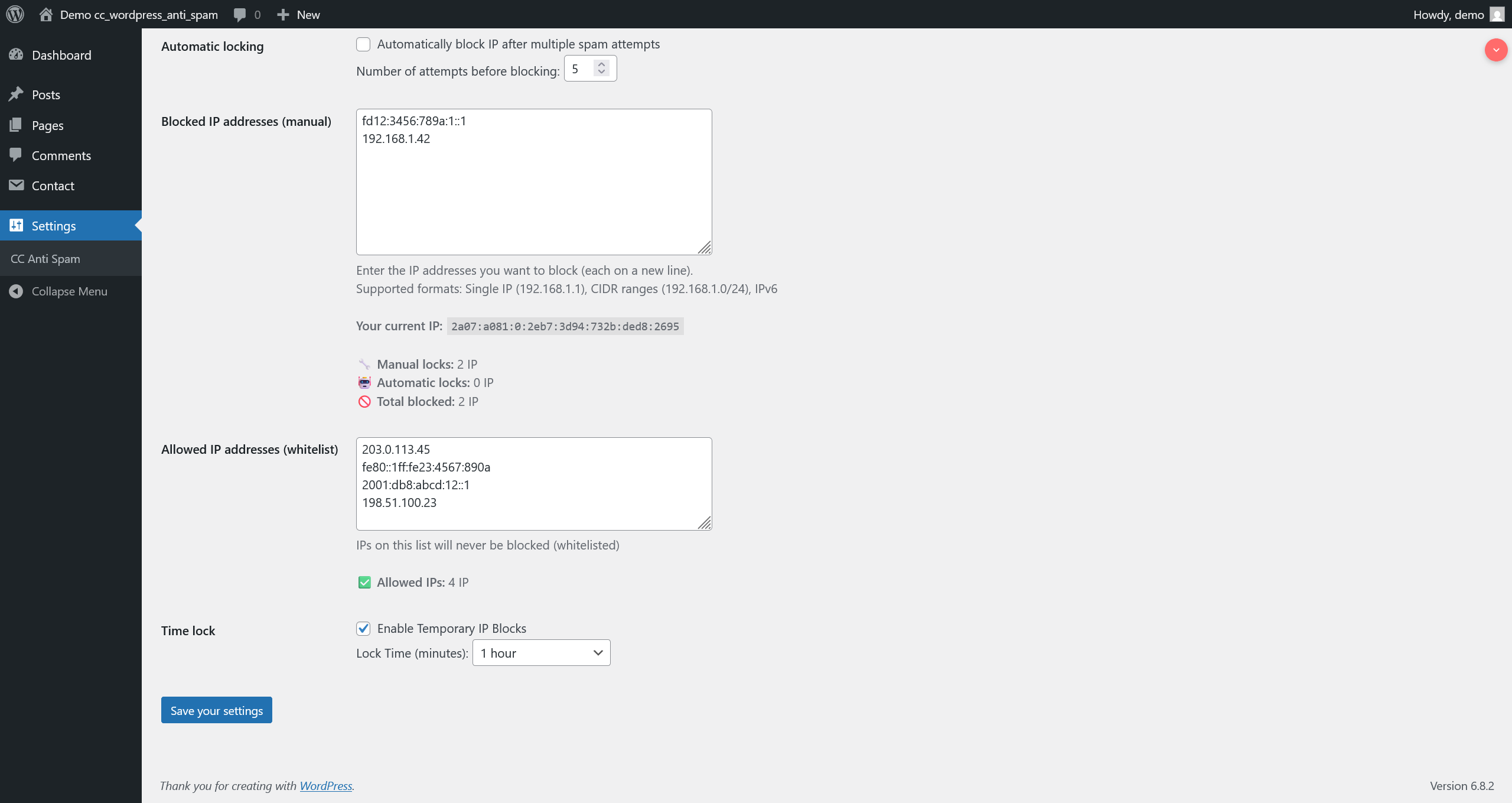 Antispam en WordPress