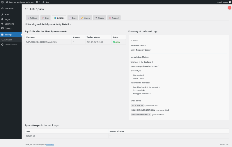 WordPress Anty Spam