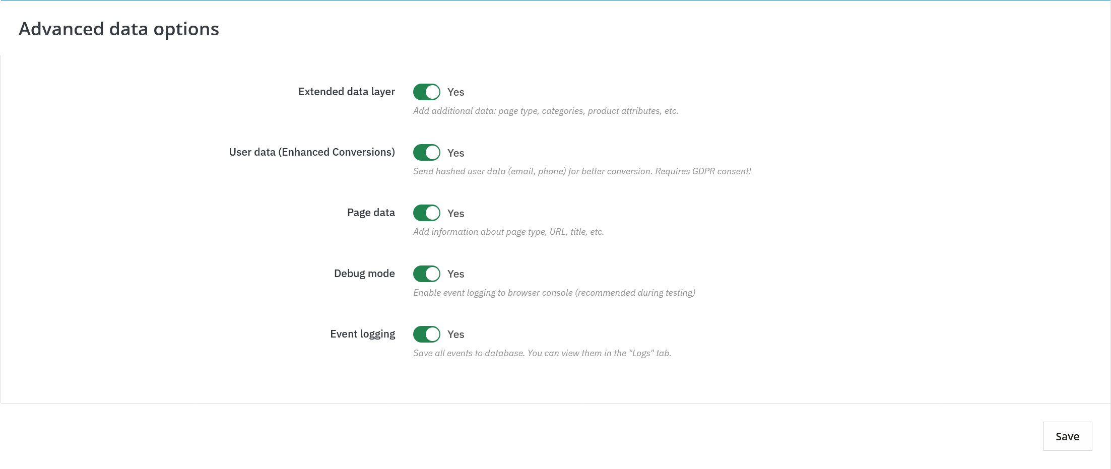 PrestaShop Google Tag Manager