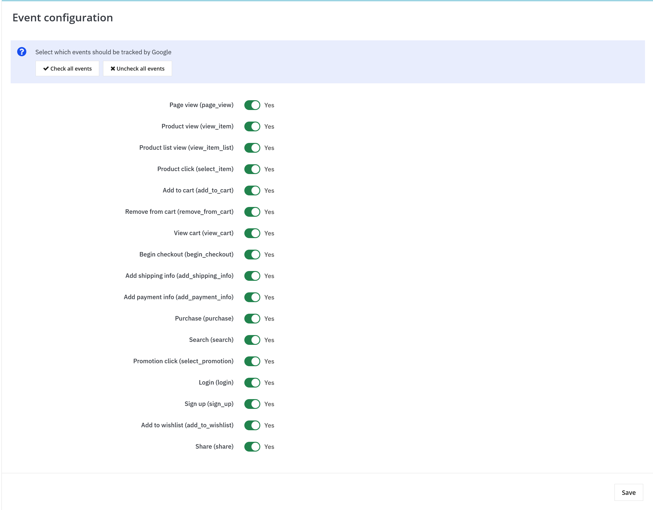PrestaShop Google Tag Manager